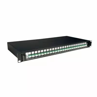 Tiroir optique coulissant 19pouces LCS� + 24 connecteurs LC APC duplex monomode (032167)