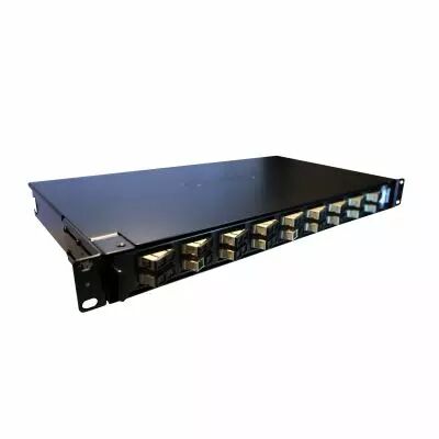 Tiroir optique rotatif 19pouces LCS� �quip� 18 connecteurs SC duplex multimodes (032172)
