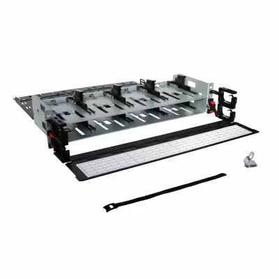 Panneau modulaire 19pouces LCS� � �quiper de 4 supports pour cassette slim - 2U (032176)