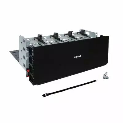Panneau modulaire 19pouces LCS� � �quiper de 4 supports pour cassette slim - 4U (032177)