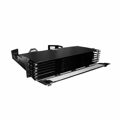 Tiroir optique 2U LCS� Tr�s Haute Densit� +gestion cordons pour cassettes 8brins (032191)