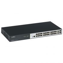 Switch 19pouces Ethernet PoE LCS² 26 ports RJ45 (24 ports PoE+) 1Gb manageable (033492)