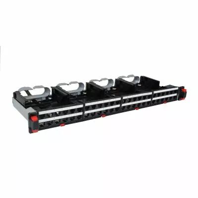 Panneau brassage droit 19pouces 1U LCS� � �quiper 48 connecteurs haute densit� (033793)