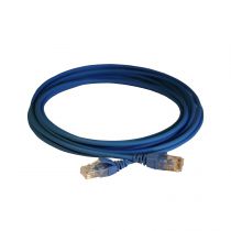 Cordon RJ45 LCS³ catégorie6 Haute Densité U/UTP écranté 100ohms - 5m - LSOH bleu (051549)