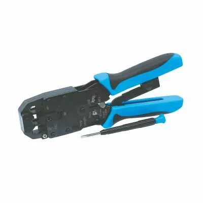 Pince � sertir pour fiches RJ45 2 points de sertissage en acier haute r�sistance (051709)