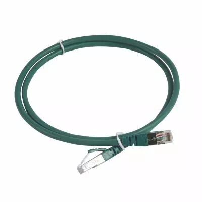 Cordon de brassage RJ45 - LSOH- cat.6A - 100 ohms - S/FTP blind�- L. 1 m -vert (051866)