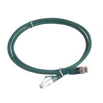 Cordon de brassage RJ45 - LSOH- cat.6A - 100 ohms - S/FTP blindé- L. 1 m -vert (051866)