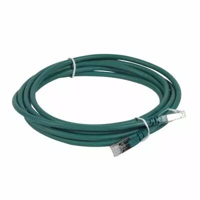 Cordon de brassage RJ45 - LSOH- cat.6A - 100 ohms - S/FTP blind�- L. 3m -vert (051868)