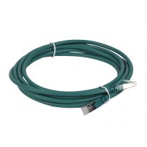 Cordon de brassage RJ45 - LSOH- cat.6A - 100 ohms - S/FTP blindé- L. 3m -vert (051868)