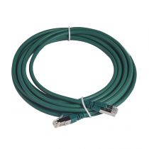 Cordon de brassage RJ45 - LSOH- cat.6A - 100 ohms - S/FTP blindé- L. 5 m -vert (051869)