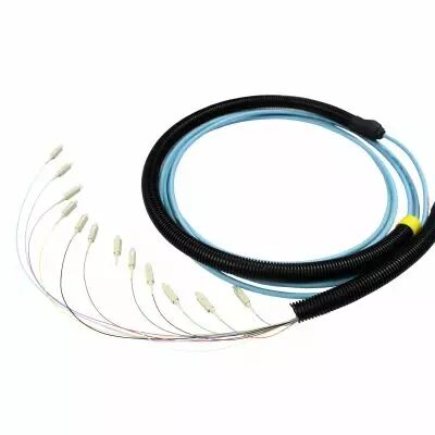 Lien pr�connectoris� fibre LCS� OM3 structure serr�e 12SC-12SC longueur 100m (132030)