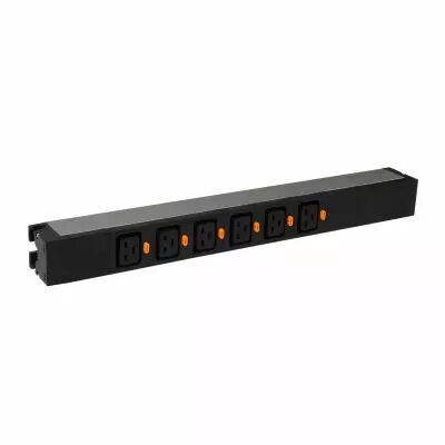 PDU standard 19pouces 1U LCS� - 6xC19 verrouillables + raccordement bornier (646807)