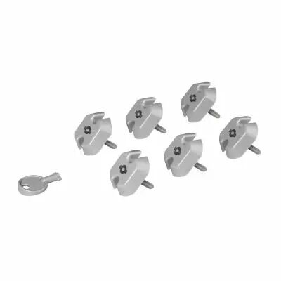 Jeu de 6 obturateurs pour prise 2P+T et 1 cl� pour PDU (646890)
