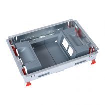 Kit support pour boîte de sol standard pour prises verticale 2 rangées 4 modules (088023)