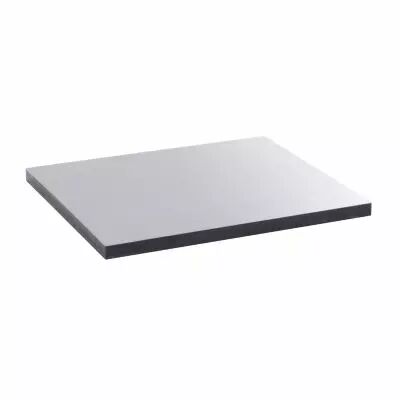 Plaque de finition couvercle m�tal finition inox - boite de sol std 1/24 modules (088047)