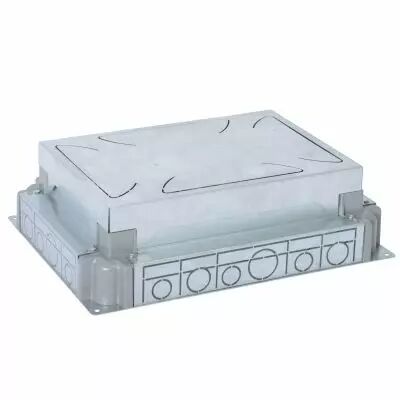 Bo�te d'encastrement chape b�ton auto-ajustable pour bo�te de sol 8/12 modules (088090)