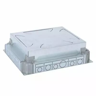 Bo�te d'encastrement chape b�ton auto-ajustable pour bo�te de sol 12/18 modules (088091)