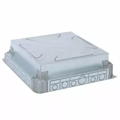 Bo�te d'encastrement chape b�ton auto-ajustable pour bo�te de sol 16/24 modules (088092)