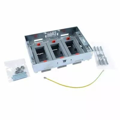 Kit support haut r�glable bo�te sol affleurante prises horiz 3 paniers de 4 mod (088120)