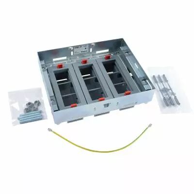 Kit support haut r�glable bo�te sol affleurante prises horiz 3 paniers de 6 mod (088121)