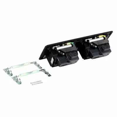 Pop-up pour mobilier 2x4 modules livr� avec kit d'installation - noir mat (654005)