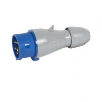 Fiche droite 16A 4P+T 200/250V IP44 (555126)