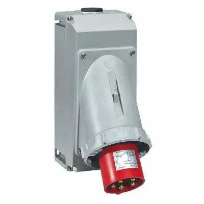 Fiche inclin�e P17 IP66/67 63A - 380V~ � 415V~ - 3P+N+T (555519)
