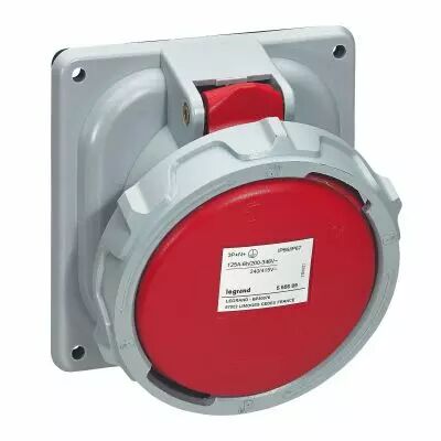 Prise fixe P17 IP66/67 125A - 380V~ � 415V~ - 3P+N+T (555689)