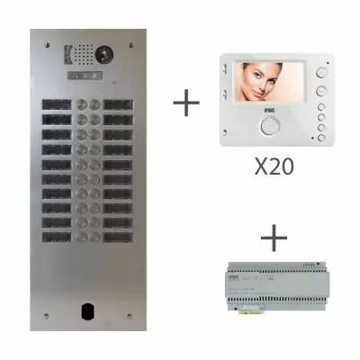 Kit Video Alu 2R 20 Bp 2 Voice Programm� (KV83/220)