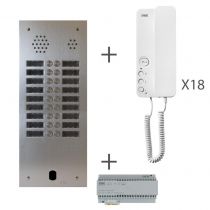 Kit Audio 2R 18Bp 2 Voice Programmé (KA83/218)