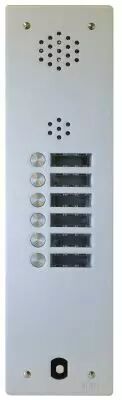 Plaque Audio Alu 6 Bp 2 Voice Complete (A83/106M)