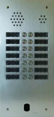 Plaque Audio Alu 2R 14Bp 2Voice Complete (A83/214M)