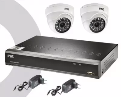 Kit Ahd 2 Camdom+1Dvr (1093/KAHDB)