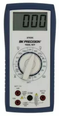Multim�tre num�rique de poche 2000 points. Livr� avec un jeu de cordons. (BK2703C)
