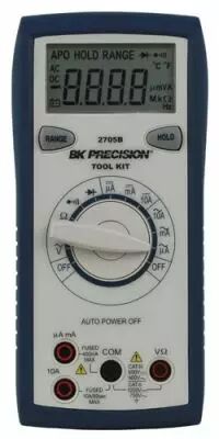 Multim�tre num�rique de poche 2000 points. Livr� avec un jeu de cordons. (BK2705B)