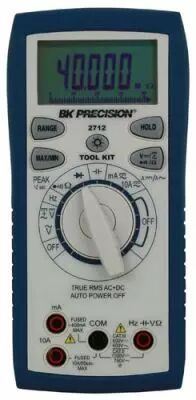 Multim�tre num�rique de poche 10 000 points TRMS AC+DC. Livr�  cordons (BK2712)