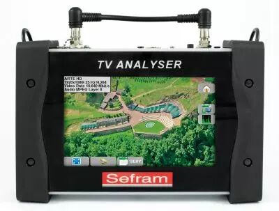 Mesureur de champs NUMERIQUE HD terrestre, satellite et cable (SEFRAM7859B)