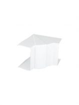 Pictogramme CrystalWay 20m Toilettes blanc sur fond bleu (10971)