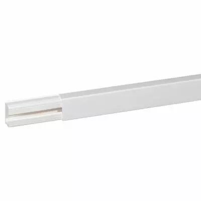 Lot de 24 Moulures DLPlus 40x20mm 1 compartiment longueur 2,1m - blanc (030027)
