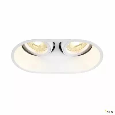 HORN, encastr� de plafond int�rieur, double, blanc, GU10/QPAR51, 25W max (1006122)