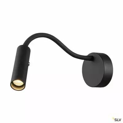 KARPO GOOSE, applique int�rieure, liseuse, noir, LED, 5,8W, 3000K, variable (1006162)