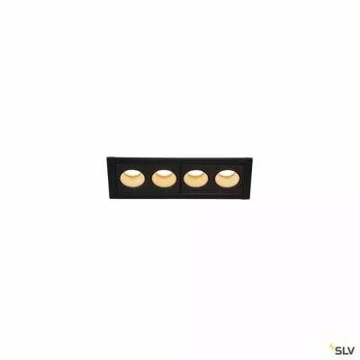 MILANDOS 4, encastr� de plafond int�rieur, noir, LED, 8W, 2700K (1005407)