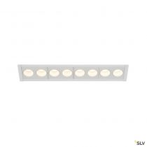 MILANDOS 8, encastré de plafond intérieur, blanc, LED, 16W, 2700K (1005425)