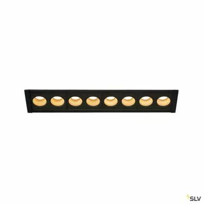 MILANDOS 8, encastr� de plafond int�rieur, noir, LED, 16W, 2700K (1005423)