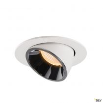 NUMINOS® GIMBLE L, encastré de plafond intérieur, 20°, blanc/chrome, LED, 25,4W, 2700K (1005986)