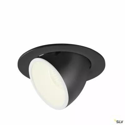 NUMINOS� GIMBLE L, encastr� de plafond int�rieur, 20�, noir/blanc, LED, 25,4W, 4000K (1006012)