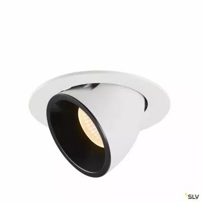 NUMINOS� GIMBLE L, encastr� de plafond int�rieur, 40�, blanc/noir, LED, 25,4W, 2700K (1005987)