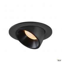 NUMINOS® GIMBLE L, encastré de plafond intérieur, 40°, noir, LED, 25,4W, 2700K (1005978)