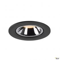 NUMINOS® GIMBLE L, encastré de plafond intérieur, 40°, noir/chrome, LED, 25,4W, 2700K (1005980)