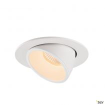 NUMINOS® GIMBLE L, encastré de plafond intérieur, 55°, blanc, LED, 25,4W, 2700K (1005991)